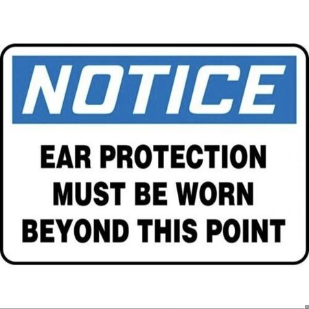 Accuform OSHA NOTICE SAFETY SIGN EAR MPPA809XV MPPA809XV
